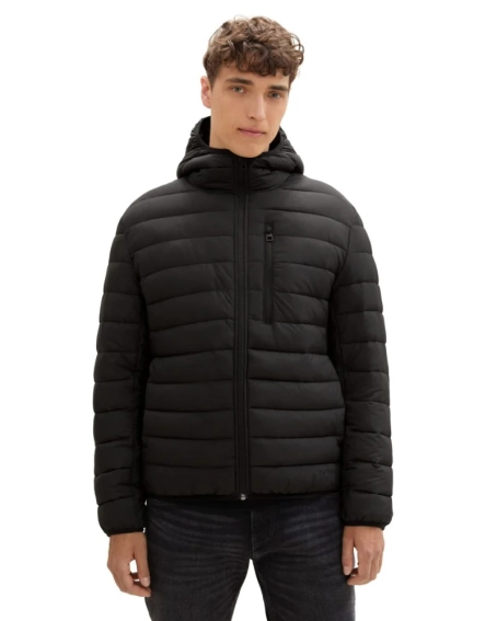 Куртка LIGHT WEIGHT JACKET 1041340-29999 Tom Tailor XL Чорний 1041340-29999 фото 1 — інтернет-магазин Tapok