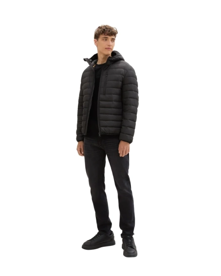Куртка LIGHT WEIGHT JACKET 1041340-29999 Tom Tailor XL Чорний 1041340-29999 фото 4 — інтернет-магазин Tapok