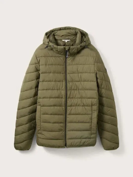 Куртка light weight jacket with hood 1031780-10415 Tom Tailor M Хаки 1031780-10415 фото 5 — интернет-магазин Tapok