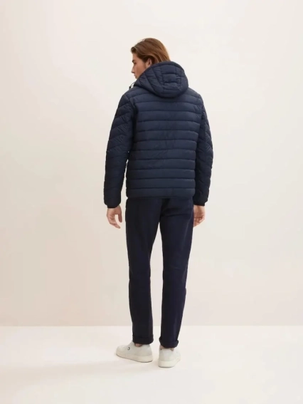 Куртка light weight jacket with hood 1031780-10668 Tom Tailor L Темно-синий 1031780-10668 фото 3 — интернет-магазин Tapok