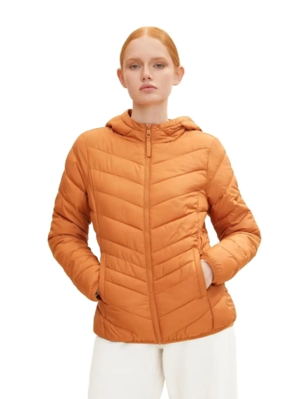 Куртка light weight puffer jacket 1029236-30027 Tom Tailor L Оранжевый 1029236-30027 фото 1 — интернет-магазин Tapok