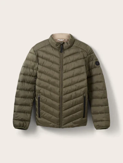 Куртка LIGHTWEIGHT JACK 1031474-10415 Tom Tailor M Хакі 1031474-10415 фото 4 — інтернет-магазин Tapok