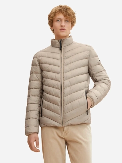 Куртка lightweight jacket 1031474-29154 Tom Tailor L Бежевий 1031474-29154 фото 1 — інтернет-магазин Tapok