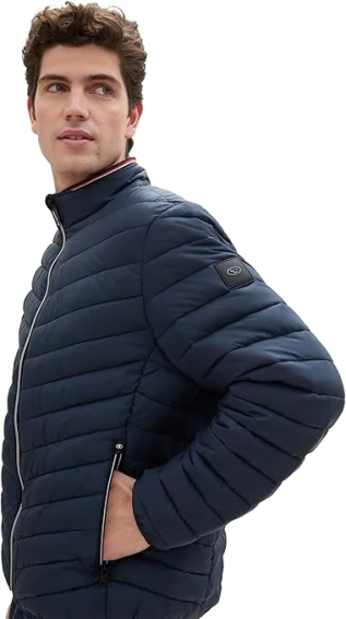 Куртка LIGHTWEIGHT JACKET 1041311-10668 Tom Tailor L Темно-синій 1041311-10668 фото 2 — інтернет-магазин Tapok