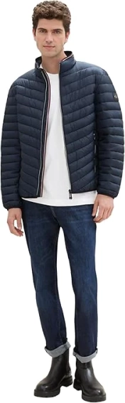 Куртка LIGHTWEIGHT JACKET 1041311-10668 Tom Tailor L Темно-синій 1041311-10668 фото 4 — інтернет-магазин Tapok
