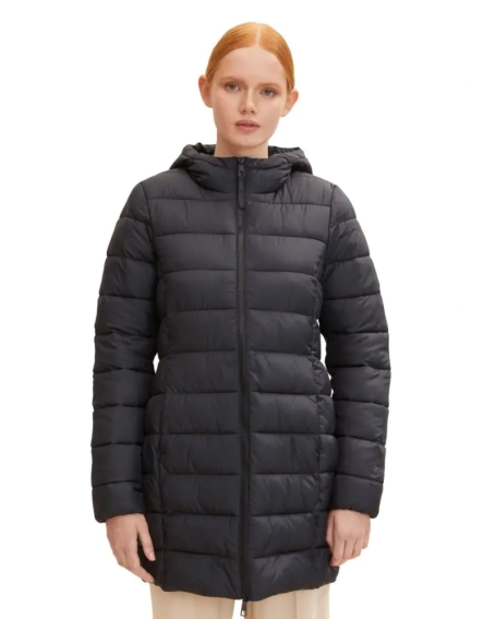 Куртка lightweight puffer coat 1031391-14482 Tom Tailor L Черный 1031391-14482 фото 1 — интернет-магазин Tapok