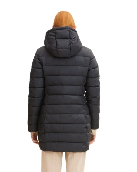 Куртка lightweight puffer coat 1031391-14482 Tom Tailor L Черный 1031391-14482 фото 3 — интернет-магазин Tapok