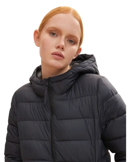 Куртка lightweight puffer coat 1031391-14482 Tom Tailor L Черный 1031391-14482 фото 4 — интернет-магазин Tapok