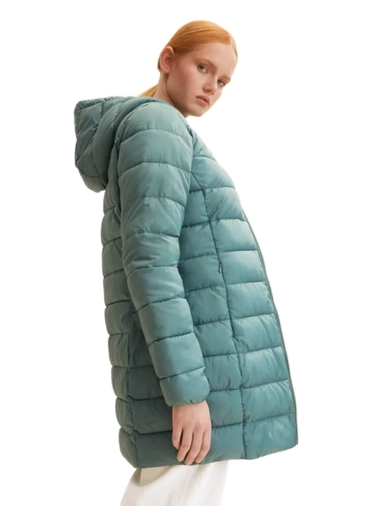 Куртка lightweight puffer coat 1031391-19643 Tom Tailor L Блакитний 1031391-19643 фото 2 — інтернет-магазин Tapok