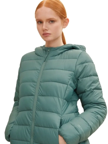 Куртка lightweight puffer coat 1031391-19643 Tom Tailor L Блакитний 1031391-19643 фото 4 — інтернет-магазин Tapok