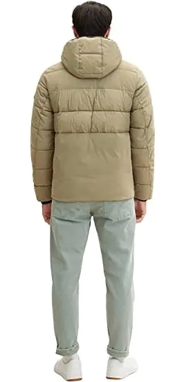 Куртка mat mix puffer jacket 1032481-10415 Tom Tailor M Бежевий 1032481-10415 фото 3 — інтернет-магазин Tapok