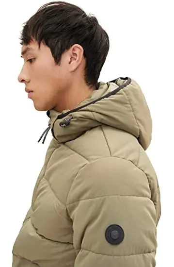 Куртка mat mix puffer jacket 1032481-10415 Tom Tailor M Бежевий 1032481-10415 фото 4 — інтернет-магазин Tapok