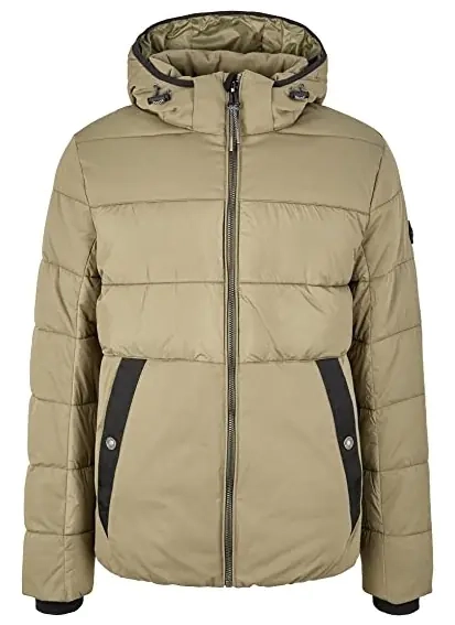 Куртка mat mix puffer jacket 1032481-10415 Tom Tailor M Бежевий 1032481-10415 фото 5 — інтернет-магазин Tapok