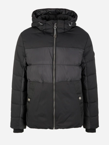 Куртка mat mix puffer jacket 1032481-29999 Tom Tailor L Чорний 1032481-29999 фото 5 — інтернет-магазин Tapok