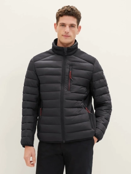 Куртка Men&#39;s Jacket 1038905-29999 Tom Tailor L Черный 1038905-29999 фото 1 — интернет-магазин Tapok