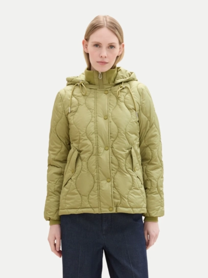 Куртка MODERN LIGHT WEIGHT JACKET 1041487-35768 Tom Tailor L Хаки 1041487-35768 фото 3 — интернет-магазин Tapok