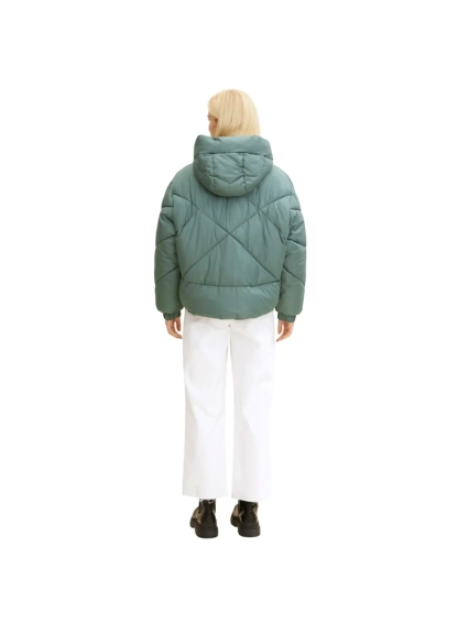 Куртка modern short puffer jacket 1032686-19643 Tom Tailor L Голубой 1032686-19643 фото 3 — интернет-магазин Tapok