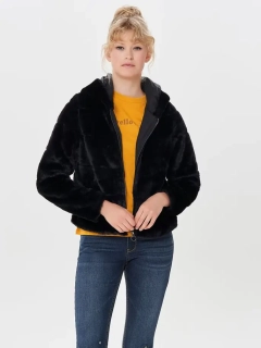 Куртка ONLCHRIS FUR HOODED JACKET CC OTW 15156560-Black ONLY M Черный 15156560-Black