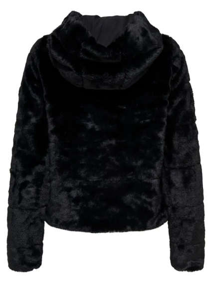 Куртка ONLCHRIS FUR HOODED JACKET CC OTW 15156560-Black ONLY M Черный 15156560-Black фото 5 — интернет-магазин Tapok