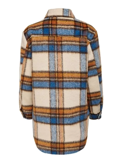 Куртка ONLDEENA-KAWI L/S CHECK SHACKET PNT 15235844-Oatmeal-Checks:Ariabian Spice/Honey Musta ONLY L 15235844-Oatmeal-Checks:A фото 5 — интернет-магазин Tapok