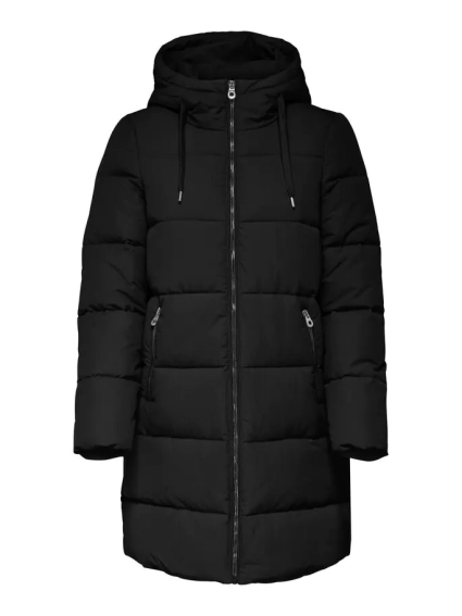 Куртка ONLDOLLY LONG PUFFER COAT OTW NOOS 15205369-Black ONLY M Чорний 15205369-Black фото 4 — інтернет-магазин Tapok