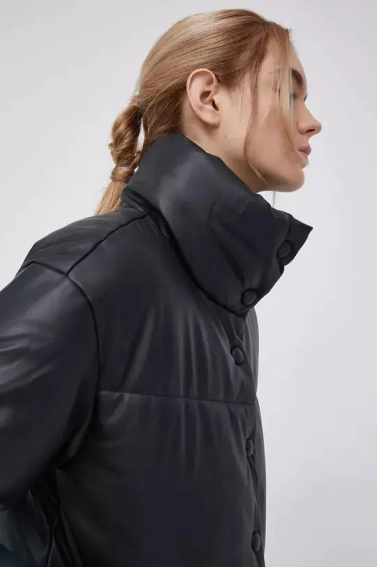Куртка ONLLYDIA SHORT FAUX LEATHER PUFFER OTW 15235006-Black ONLY L Черный 15235006-Black фото 3 — интернет-магазин Tapok