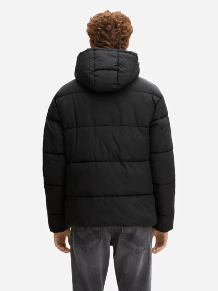 Куртка padded winter jacket 1032434-29999 Tom Tailor L Чорний 1032434-29999 фото 2 — інтернет-магазин Tapok