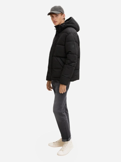 Куртка padded winter jacket 1032434-29999 Tom Tailor L Чорний 1032434-29999 фото 5 — інтернет-магазин Tapok