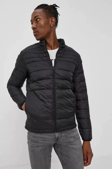 Куртка PKTSSA GEORGE PUFFER COLLAR 12191699-Black Jack&amp;Jones M Черный 12191699-Black фото 1 — интернет-магазин Tapok