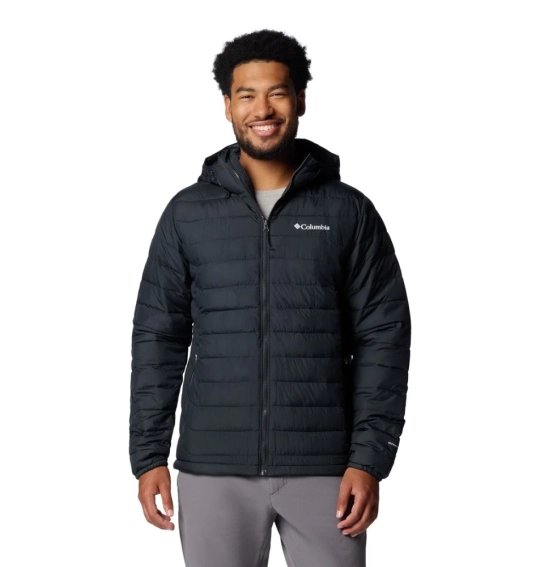 Куртка POWDER LITE™ II HOODED JACKE 2086944010 Columbia L Чорний 2086944010 фото 1 — інтернет-магазин Tapok