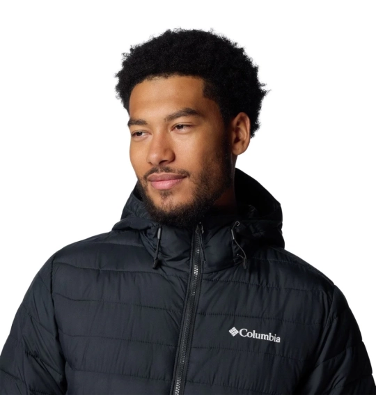 Куртка POWDER LITE™ II HOODED JACKE 2086944010 Columbia L Чорний 2086944010 фото 4 — інтернет-магазин Tapok