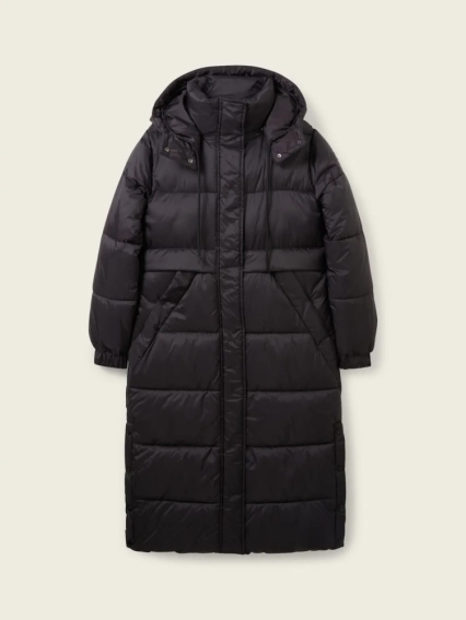 Куртка Puffer coat with a hood 1037596ХХ14482 Tom Tailor M Чорний 1037596ХХ14482 фото 5 — інтернет-магазин Tapok
