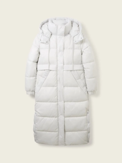 Куртка Puffer coat with hood 1037596ХХ32253 Tom Tailor L Белый 1037596ХХ32253 фото 5 — интернет-магазин Tapok
