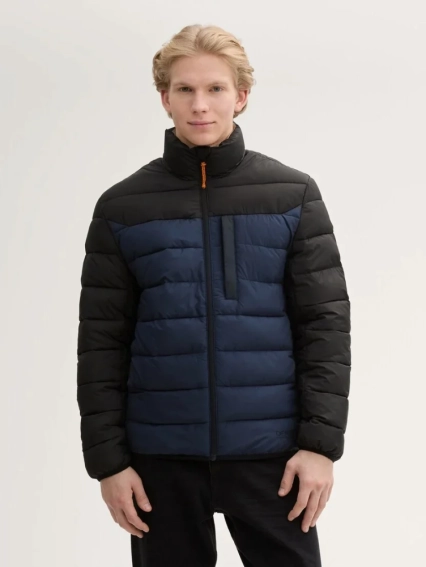 Куртка PUFFER JACKET 1043825-10668 Tom Tailor L Темно-синий 1043825-10668 фото 1 — интернет-магазин Tapok