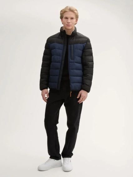Куртка PUFFER JACKET 1043825-10668 Tom Tailor L Темно-синий 1043825-10668 фото 3 — интернет-магазин Tapok
