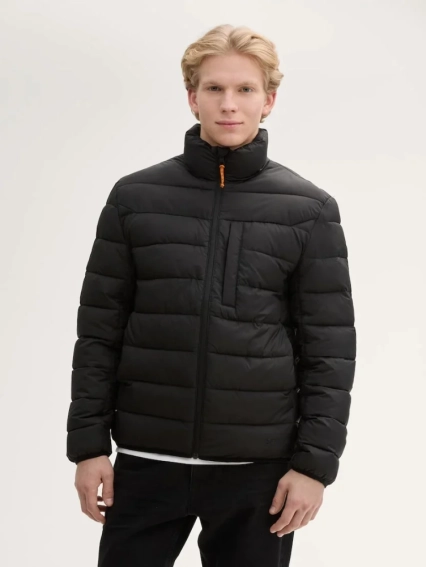 Куртка PUFFER JACKET 1043825-29999 Tom Tailor L Чорний 1043825-29999 фото 1 — інтернет-магазин Tapok