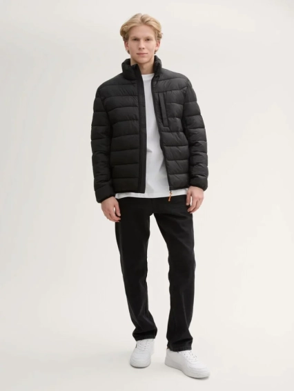 Куртка PUFFER JACKET 1043825-29999 Tom Tailor L Чорний 1043825-29999 фото 3 — інтернет-магазин Tapok
