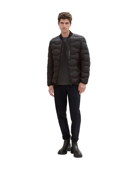 Куртка QUILTED BOMBER JACKET 1042119-29999 Tom Tailor S Черный 1042119-29999 фото 4 — интернет-магазин Tapok