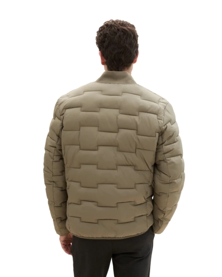 Куртка QUILTED BOMBER JACKET 1042119-32097 Tom Tailor L Коричневый 1042119-32097 фото 2 — интернет-магазин Tapok