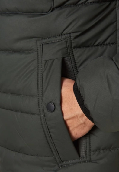 Куртка Quilted jacket в смеси материалов 2131728.7909 s.Oliver L Хаки 2131728.7909 фото 4 — интернет-магазин Tapok