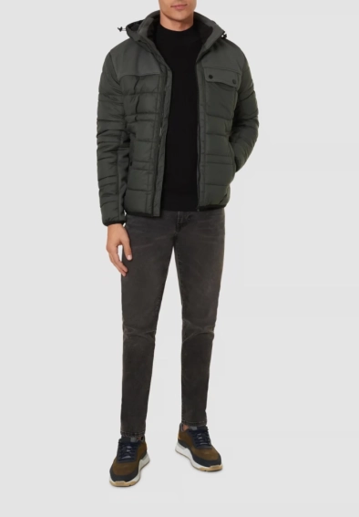 Куртка Quilted jacket в смеси материалов 2131728.7909 s.Oliver L Хаки 2131728.7909 фото 5 — интернет-магазин Tapok