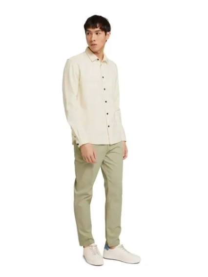 Куртка relaxed garment dye shirt 1029822XX1213808 Tom Tailor L Бежевый 1029822XX1213808 фото 4 — интернет-магазин Tapok