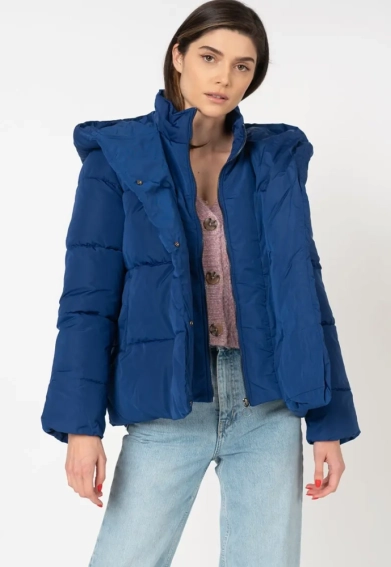 Куртка SARA SHORT PUFFER JACKET OTW 15209392 Sodalite ONLY M Синій 15209392Sodalite фото 3 — інтернет-магазин Tapok