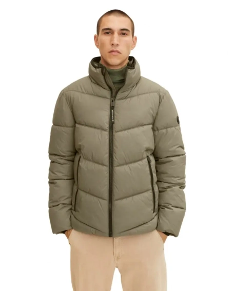 Куртка sporty puffer jacket 1032482-10415 Tom Tailor L Бежевий 1032482-10415 фото 1 — інтернет-магазин Tapok