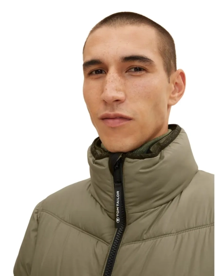 Куртка sporty puffer jacket 1032482-10415 Tom Tailor L Бежевий 1032482-10415 фото 4 — інтернет-магазин Tapok