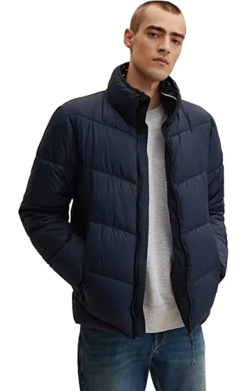 Куртка sporty puffer jacket 1032482-10668 Tom Tailor L Темно-синій 1032482-10668 фото 1 — інтернет-магазин Tapok