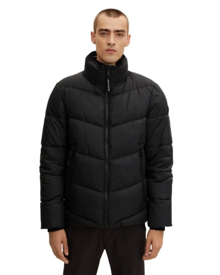 Куртка sporty puffer jacket 1032482-29999 Tom Tailor M Чорний 1032482-29999 фото 1 — інтернет-магазин Tapok