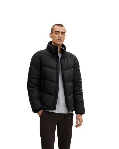 Куртка sporty puffer jacket 1032482-29999 Tom Tailor M Чорний 1032482-29999 фото 2 — інтернет-магазин Tapok
