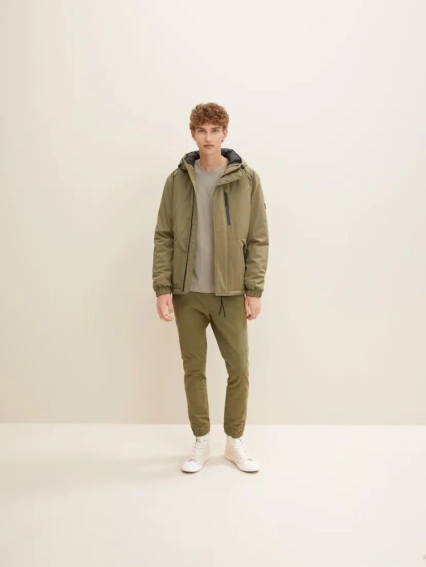 Куртка technical jacket 1032432-10415 Tom Tailor L Хаки 1032432-10415 фото 4 — интернет-магазин Tapok