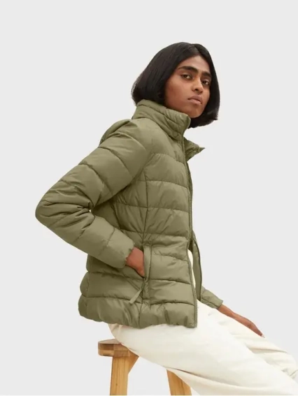 Куртка ultra lightweight jacket 1031313-10905 Tom Tailor L Хакі 1031313-10905 фото 2 — інтернет-магазин Tapok